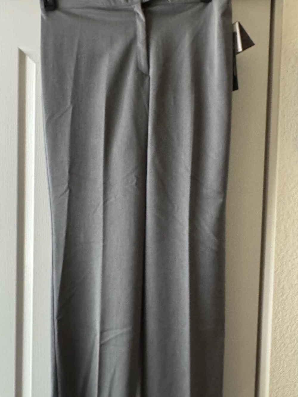 Sag Harbor Women's Gray Straight-Leg Dress Pants